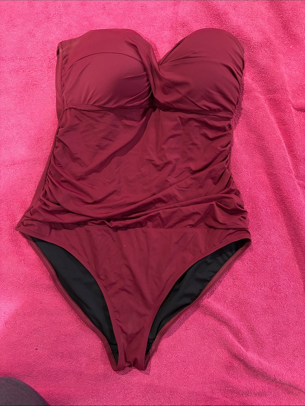 Hilor Wine colored Women's One-Piece Swimsuit